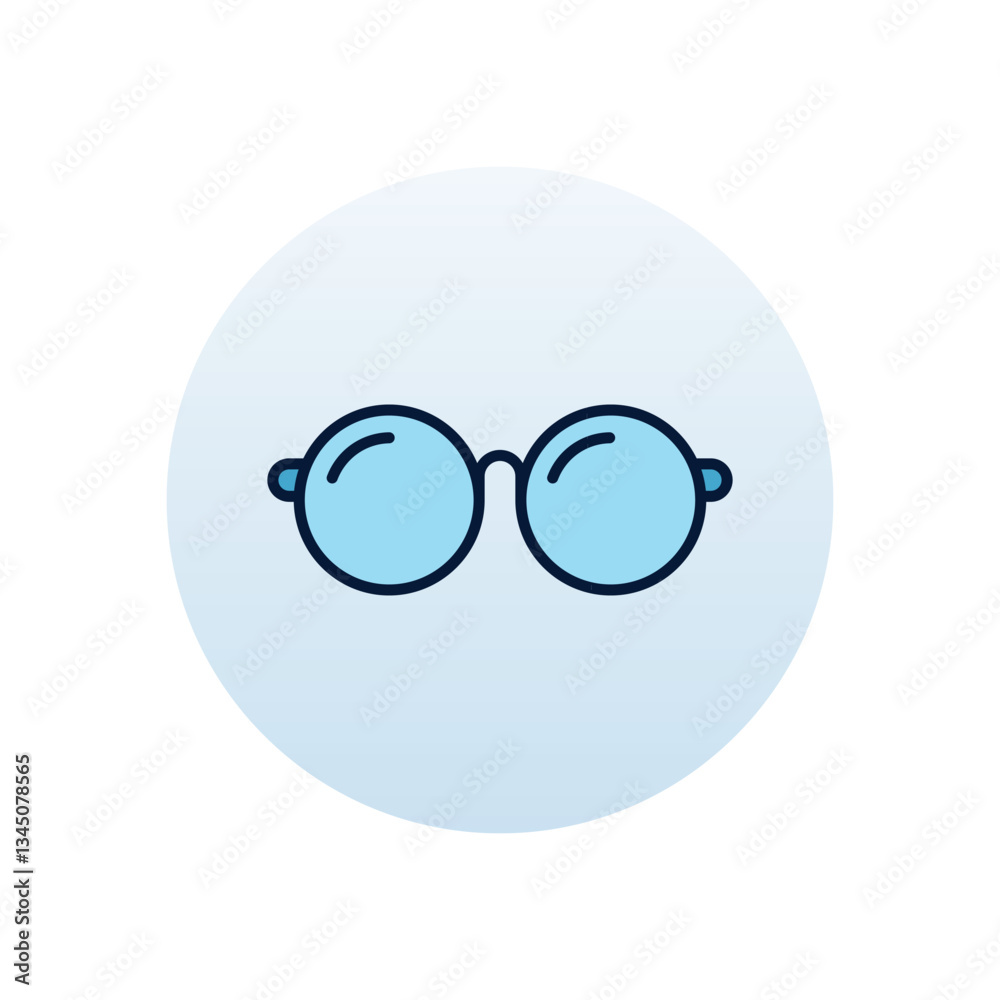 Glasses Vector icon Glasses Vector icon