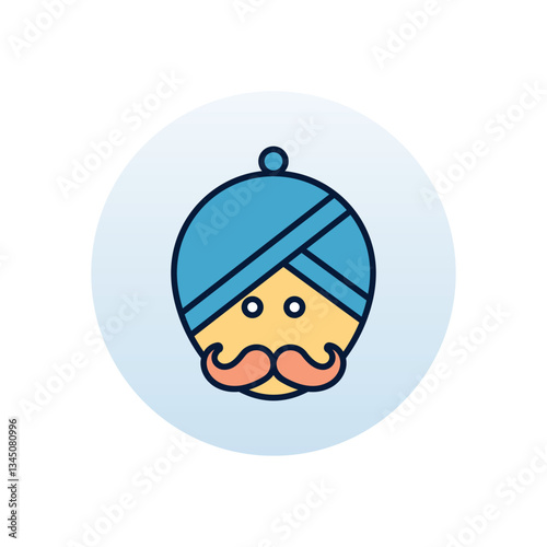 Turban  Vector icon