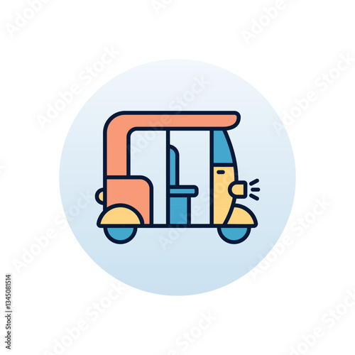 Tuk tuk Vector icon