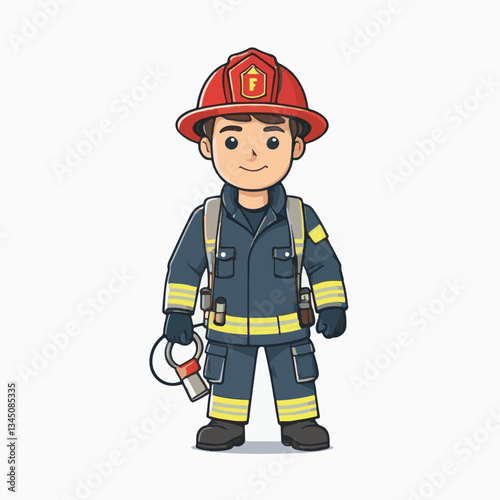 fireman, firefighter, safety, emergency, danger, man, rescue, fire, fighter, uniform, helmet, protection, background, service, red, equipment, hose, occupation, job, burn, person, work, male, hero, pr