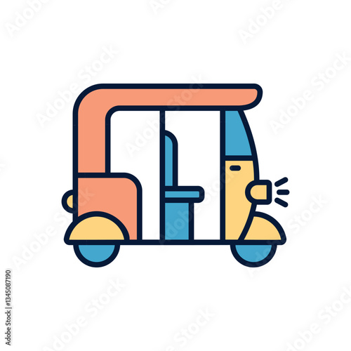 Tuk tuk Vector icon