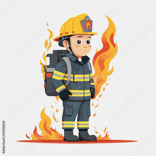 fireman, firefighter, safety, emergency, danger, man, rescue, fire, fighter, uniform, helmet, protection, background, service, red, equipment, hose, occupation, job, burn, person, work, male, hero, pr