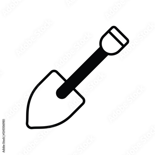 Shovel  Vector icon