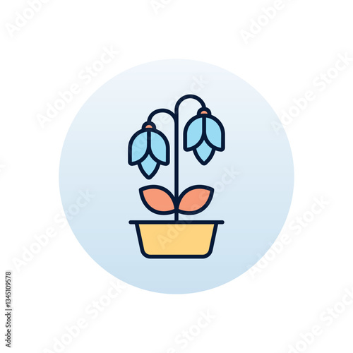 Harebell Vector icon