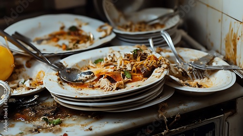 Stinking food leftovers after a decent meal