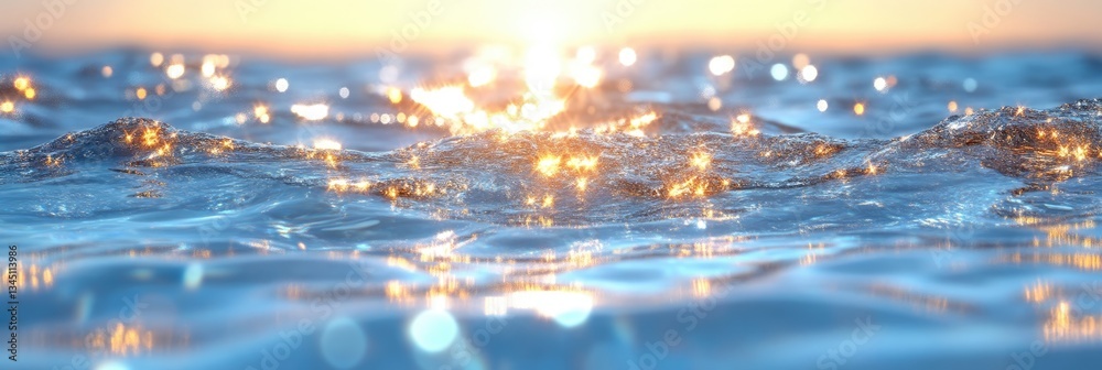 Golden Sunrise on Sparkling Water