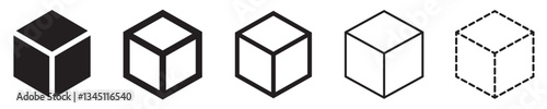 3D Cube Icons, Geometric Shapes, Abstract Design, Isometric Blocks, Modern Minimalist, Creative Box Icons, Editable Vector, Infographic Elements, Digital Technology, Futuristic Illustration