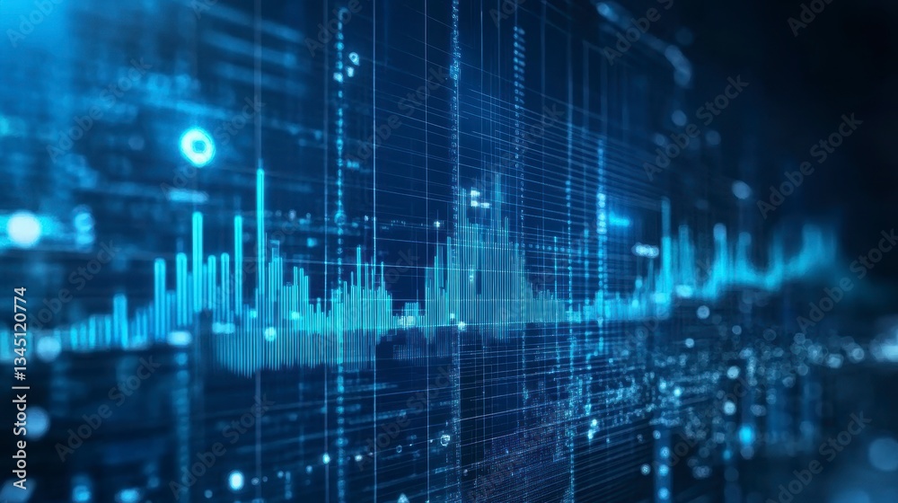 Abstract data visualization graphic background Abstract data visualization graphic background