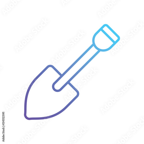 Shovel  Vector icon