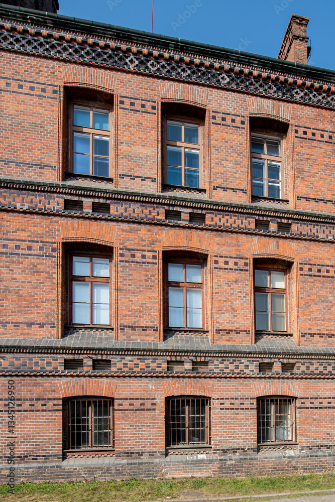 Fototapeta premium Is one of the longest continuously operating maternity hospitals in the world. It is built in the Baltic Gothic style. The building also includes the Chapel of the Holy Cross.