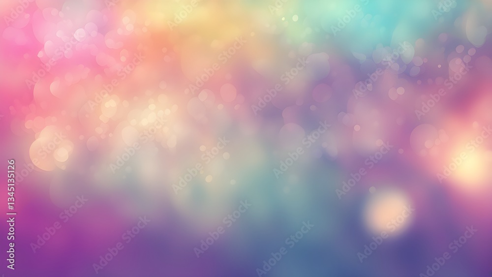 Abstract pastel-colored bokeh background blurred circles soft light. Abstract pastel-colored bokeh background blurred circles soft light.
