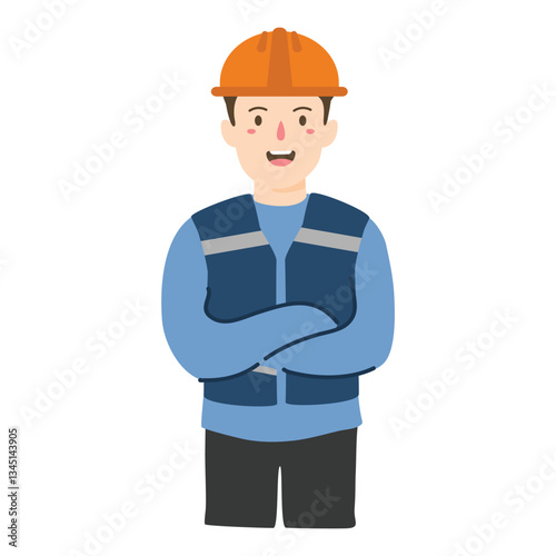 Industry Safety The people worker, electrical engineer