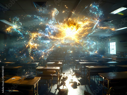 Intense Energy Burst in Classroom Setting