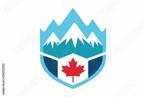 Winter Ski Resort in Canada Logo