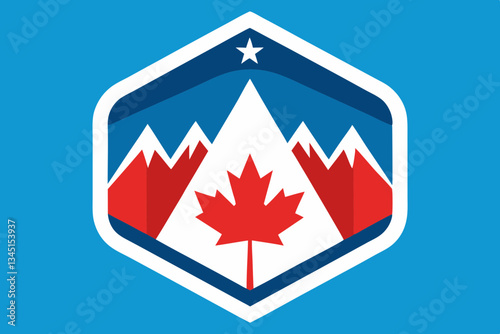Winter Ski Resort in Canada Logo