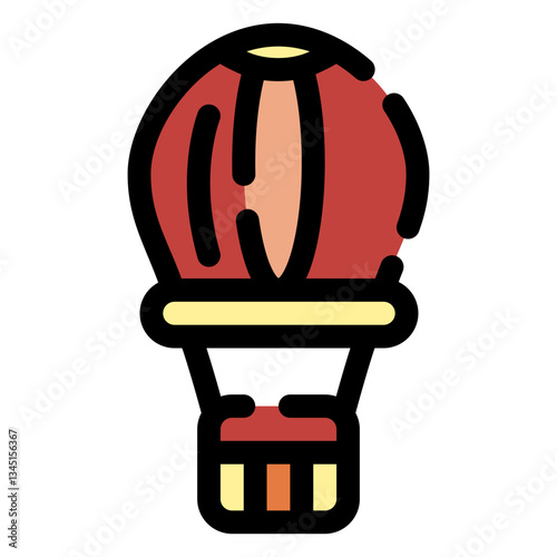 hot air balloon icon