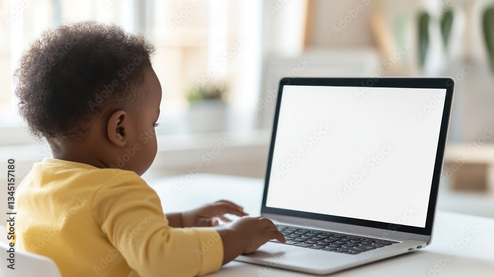 Child Engaged with Laptop Learning and Technology Interaction for Early Education Child Engaged with Laptop Learning and Technology Interaction for Early Education