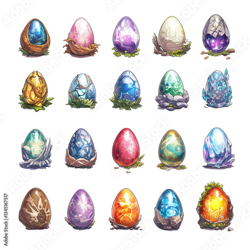  Egg material set(game item PNG)