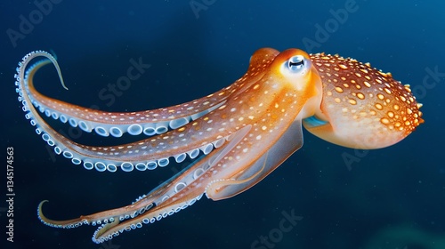 Striking image of a giant squids tentacles wrapping around its prey deep sea mystery captured in motion photo