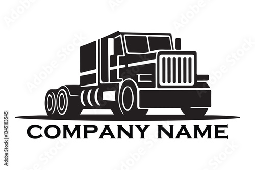 Powerful Trucking Company Logo
