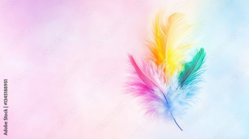Fototapeta premium Colorful Feathered Delights