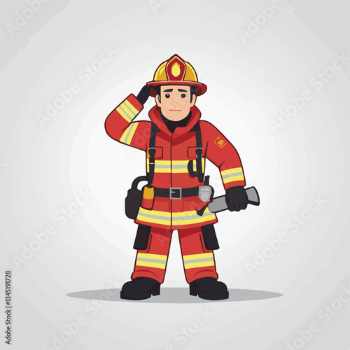 fireman, emergency, firefighter, safety, danger, fire, rescue, man, fighter, helmet, uniform, protection, red, service, equipment, background, hose, flame, extinguisher, burn, hero, job, water, work, 