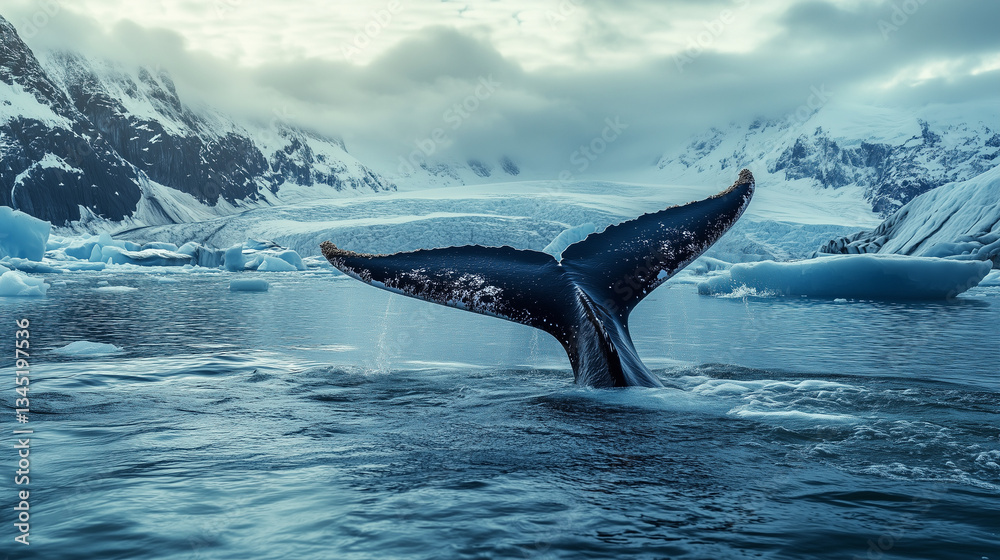 Fototapeta premium Humpback whale tail