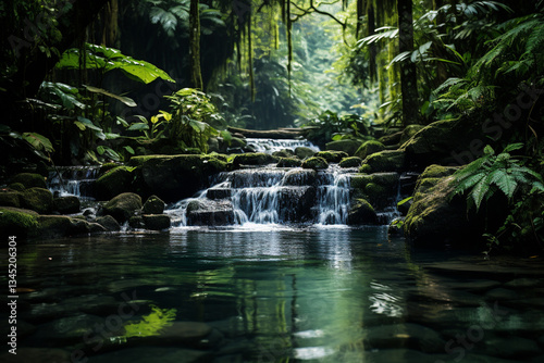 Experience breathtaking fusion of gushing water, vibrant foliage, and an overwhelming sense of seclusion as you uncover hidden treasures nestled within enchanting emerald forests