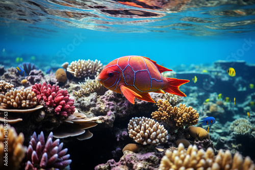 a breathtaking cinematic tribute to grandeur and ecological significance of Great Barrier Reef, as it showcases a array of vibrant coral formations and urgently calls upon us to protect and preserve t