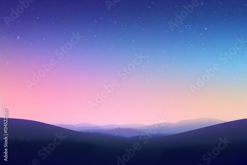 sunrise in mountains
