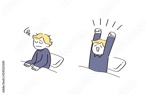 睡眠に関するイラスト