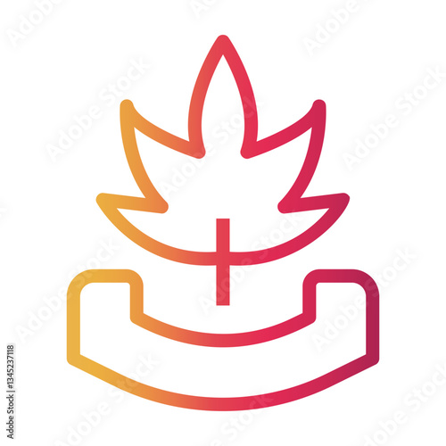 rehabilitation Line Gradient Icon