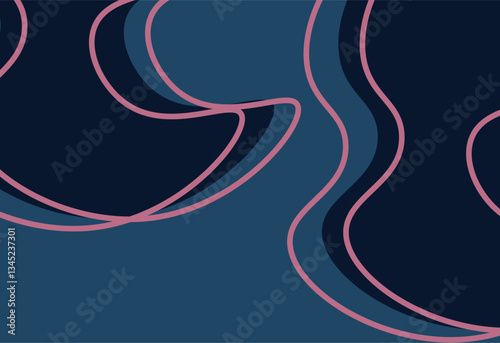 abstract background with waves design, vector illustration graphic