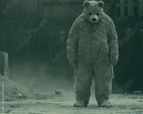 Bear Costume for Urban Ruin, Dust Storm.