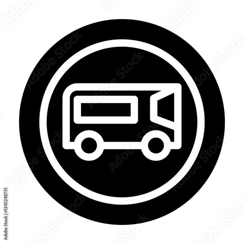 bus station Solid icon