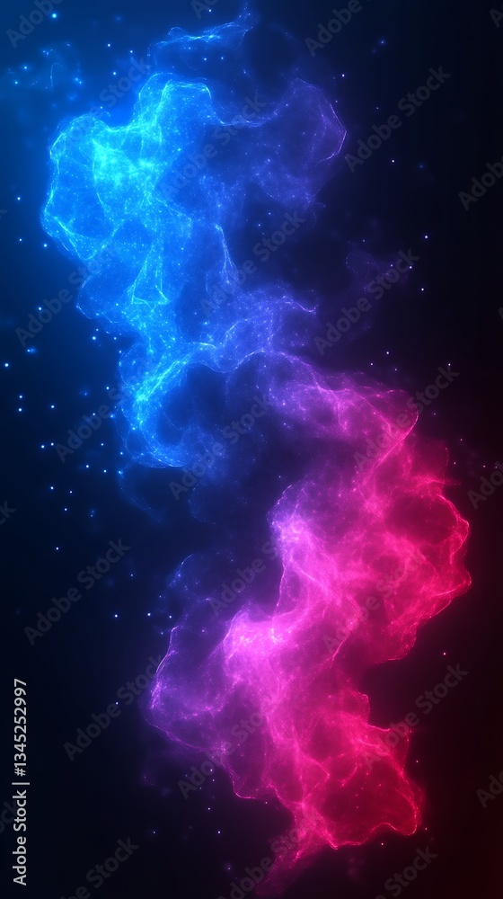 Cosmic Nebula Swirl for Digital Art.