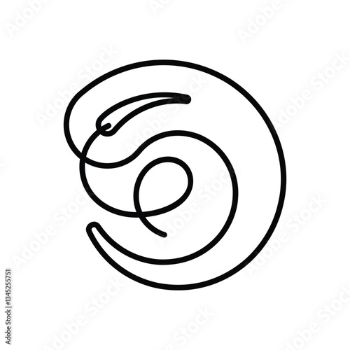Curved needles Vector icon