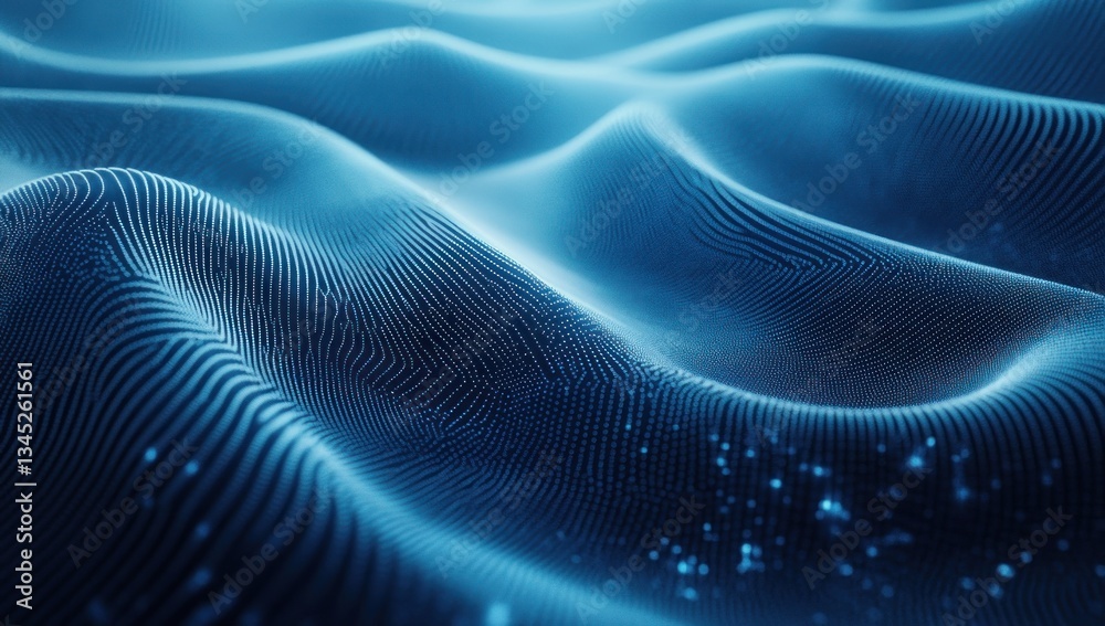 Abstract blue digital wave background. (2) Abstract blue digital wave background. (2)