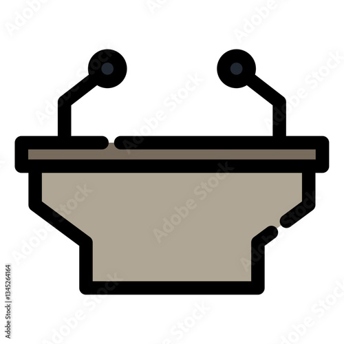 conference podium icon