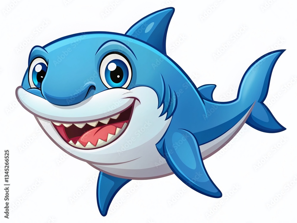 Cartoon Shark Clipart, Fun Aquatic Animal Illustration, Free Downloadable Image Cartoon Shark Clipart, Fun Aquatic Animal Illustration, Free Downloadable Image