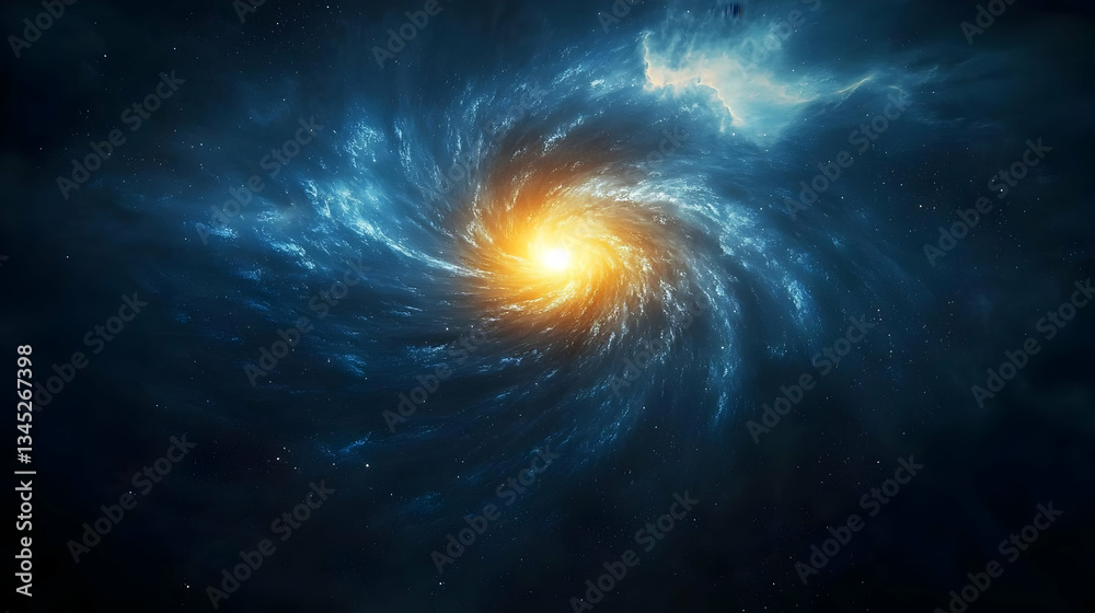 Fototapeta premium Spiral Galaxy in Deep Space