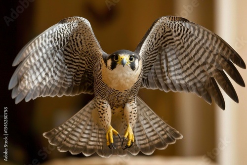 An impressive display of aerial agility by a feathered predator.