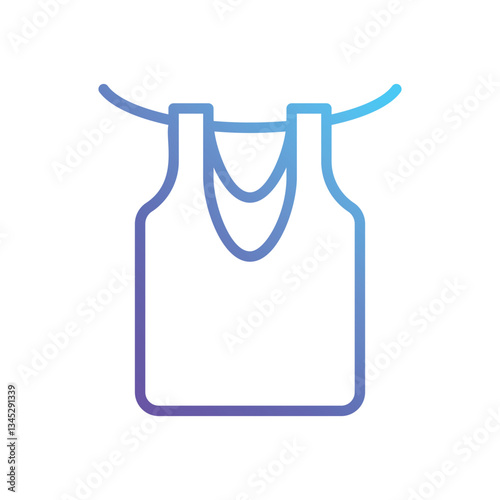Outdoor Drying Vector icon
