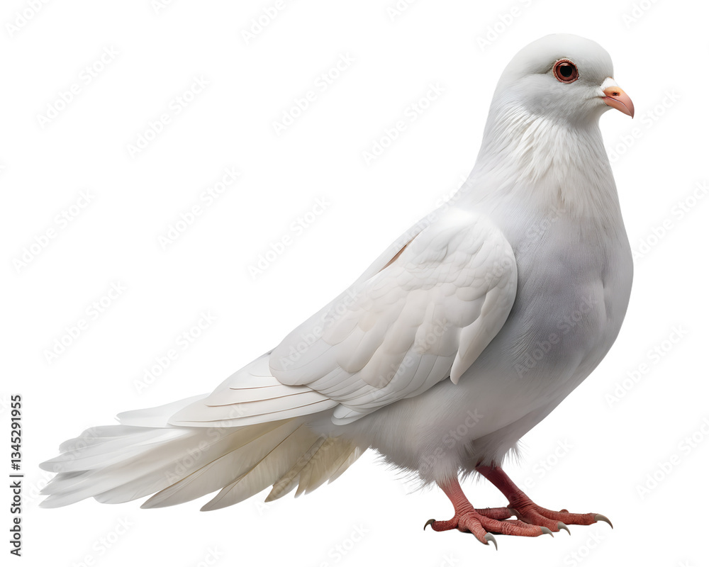 Naklejka premium pigeon isolated on transparent background