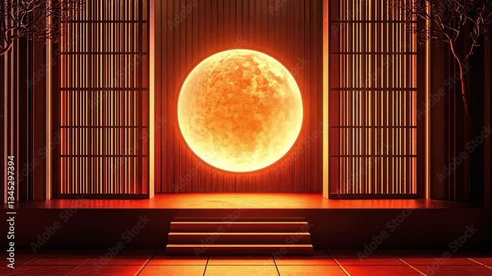 Oriental artistic conception space