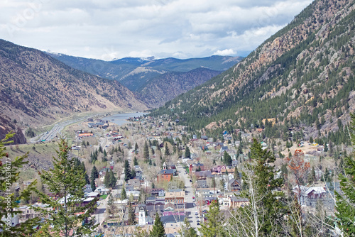 Georgetown Colorado from the hill photo