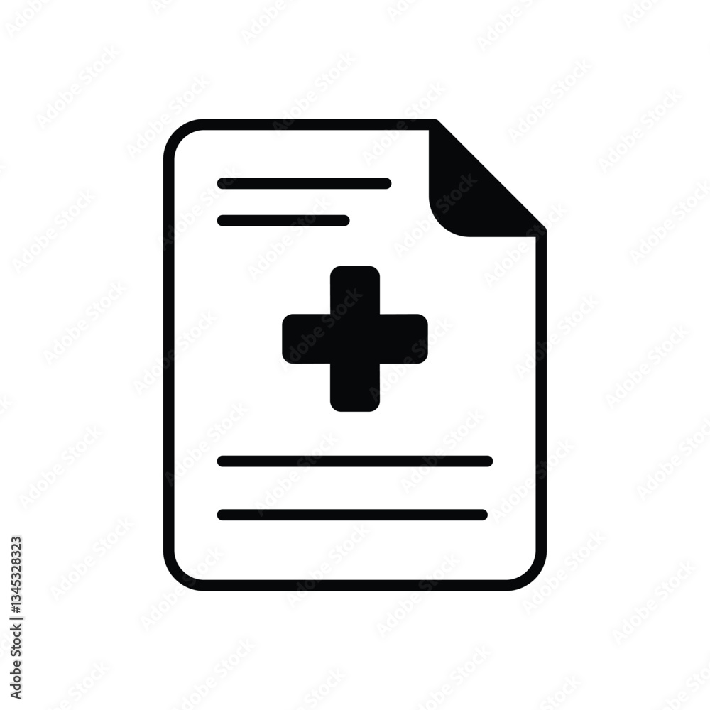 med records Vector icon med records Vector icon