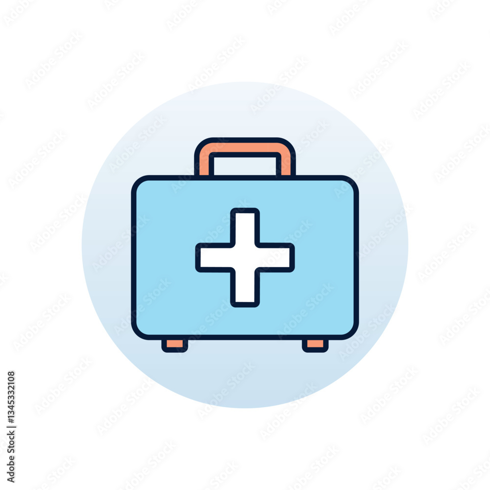 Fototapeta premium first aid Vector icon