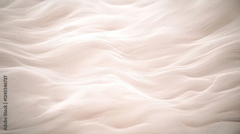 Obraz premium Soft Beige Fabric Wave Texture