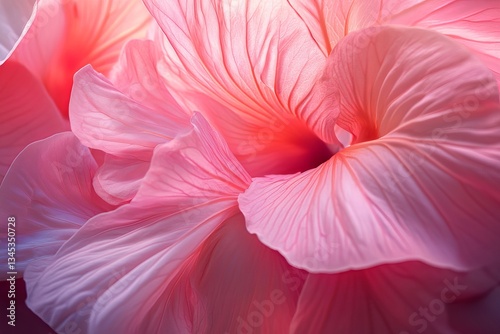 soft pink petals in natural light


